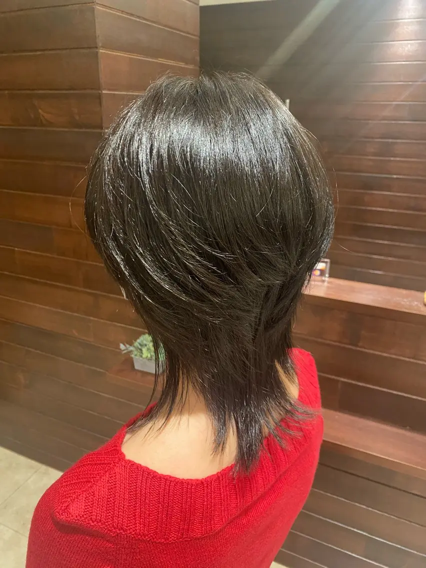 カラー 透明感カラー 井上 万由のヘアスタイル