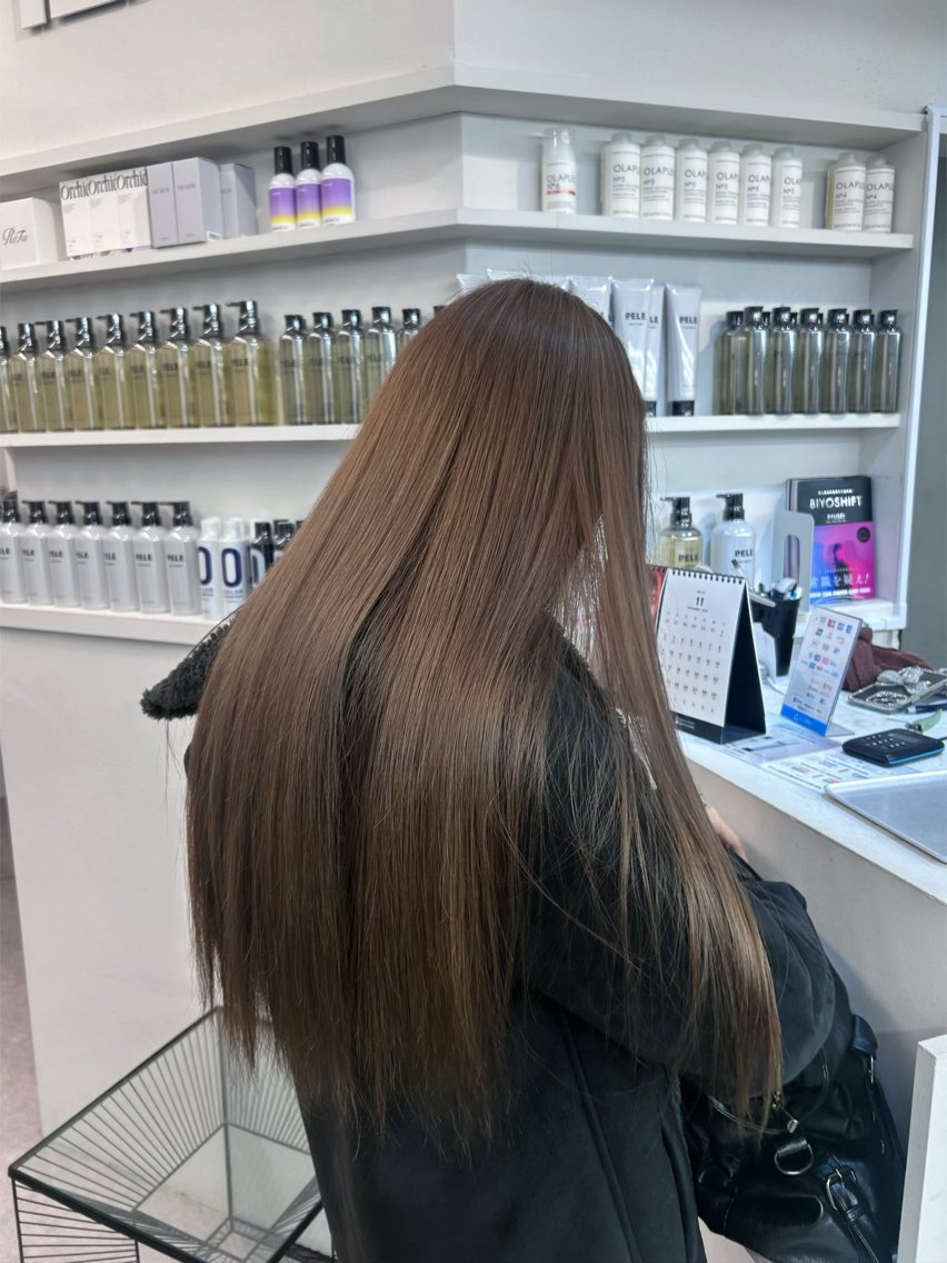 ロング カラー ベージュカラー ブリーチ ブラウンカラー 透明感カラー ダブルカラー カット ヘアカラー 💍モテる艶髪 透明感カラー💖のヘアスタイル