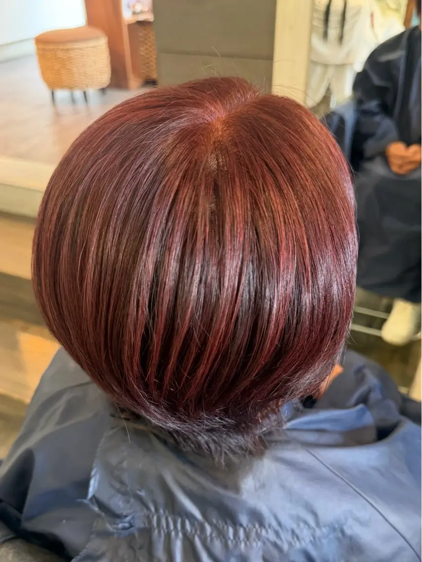 ショート カラー ヘアカラー 村上 姫嘉のヘアスタイル