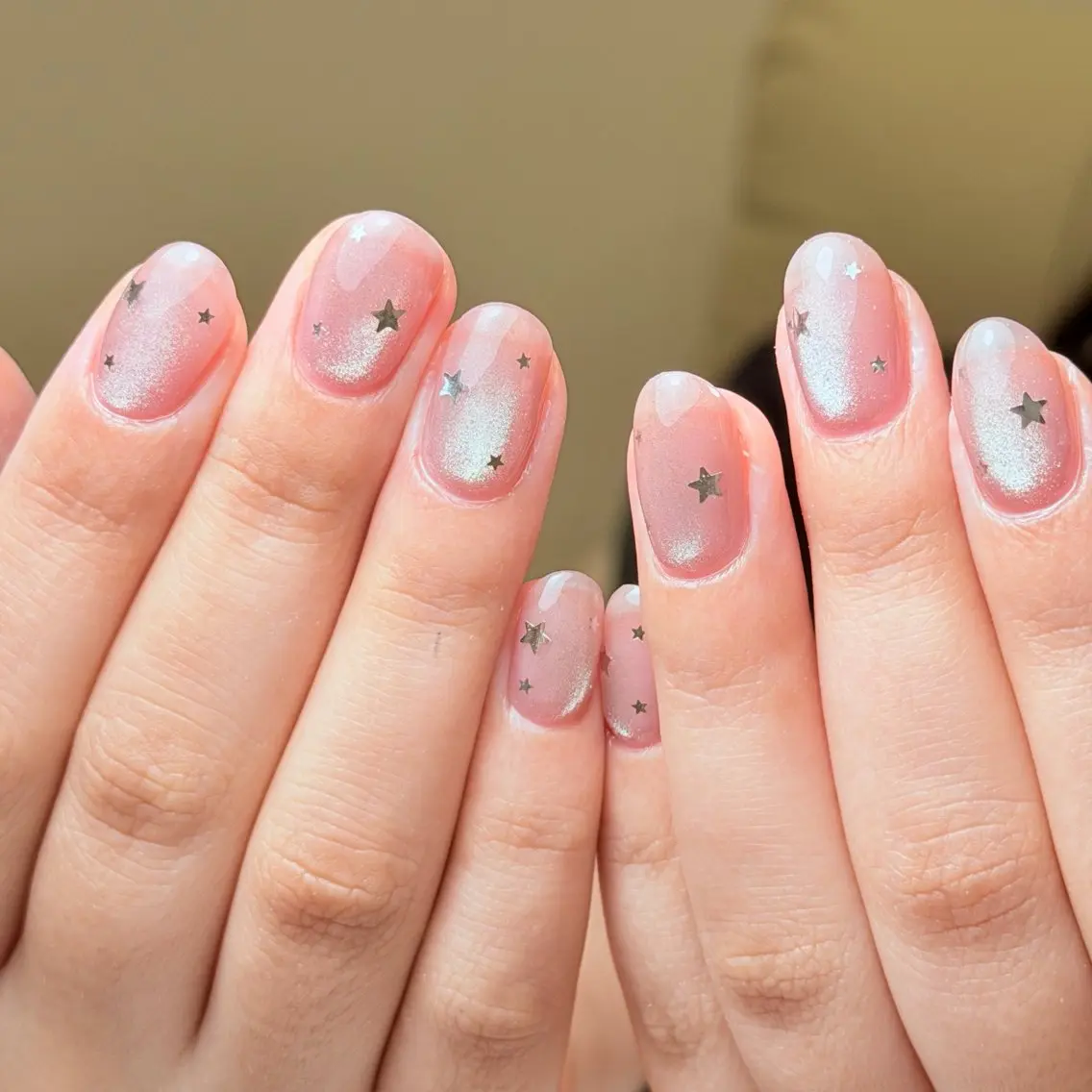 ネイル ジェルネイル 氷ネイル・うるうるネイル キラキラネイル マグネットネイル ワンカラーネイル ハンドネイル Wilu nail 二子玉川店のネイルデザイン