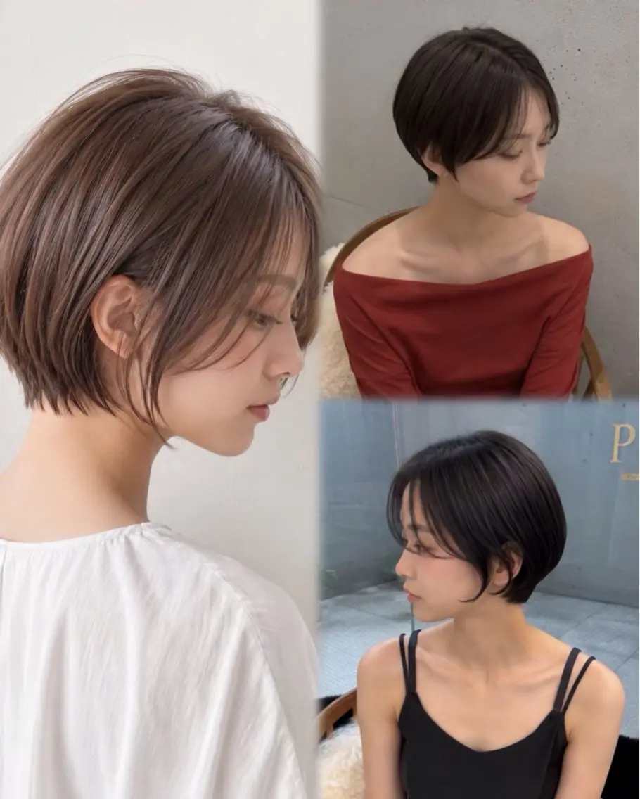 【24歳以似限定】合わせショートカット+トリートメント　　　　　　　　　　トレンドショートやボブで一気に垢抜け✨の写真