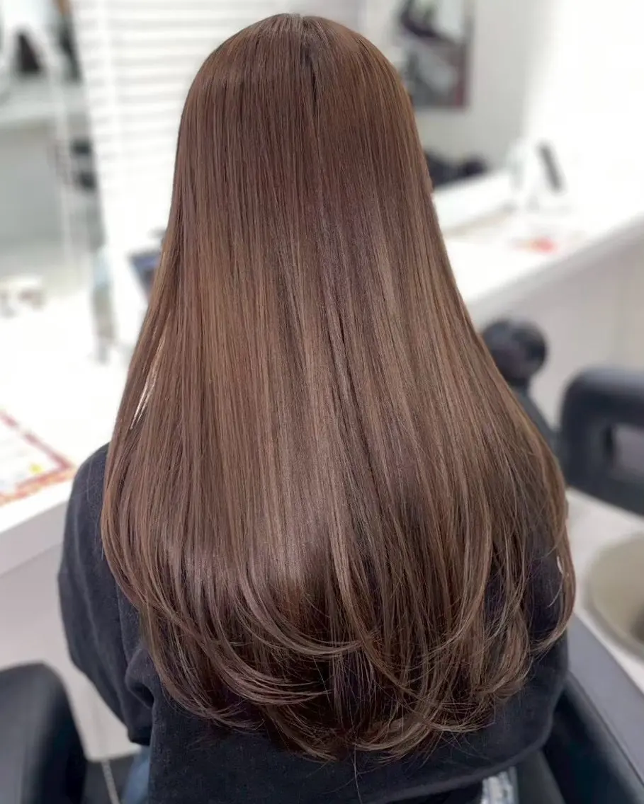 ロング ヘアカラー トリートメント 越智 海斗のヘアスタイル