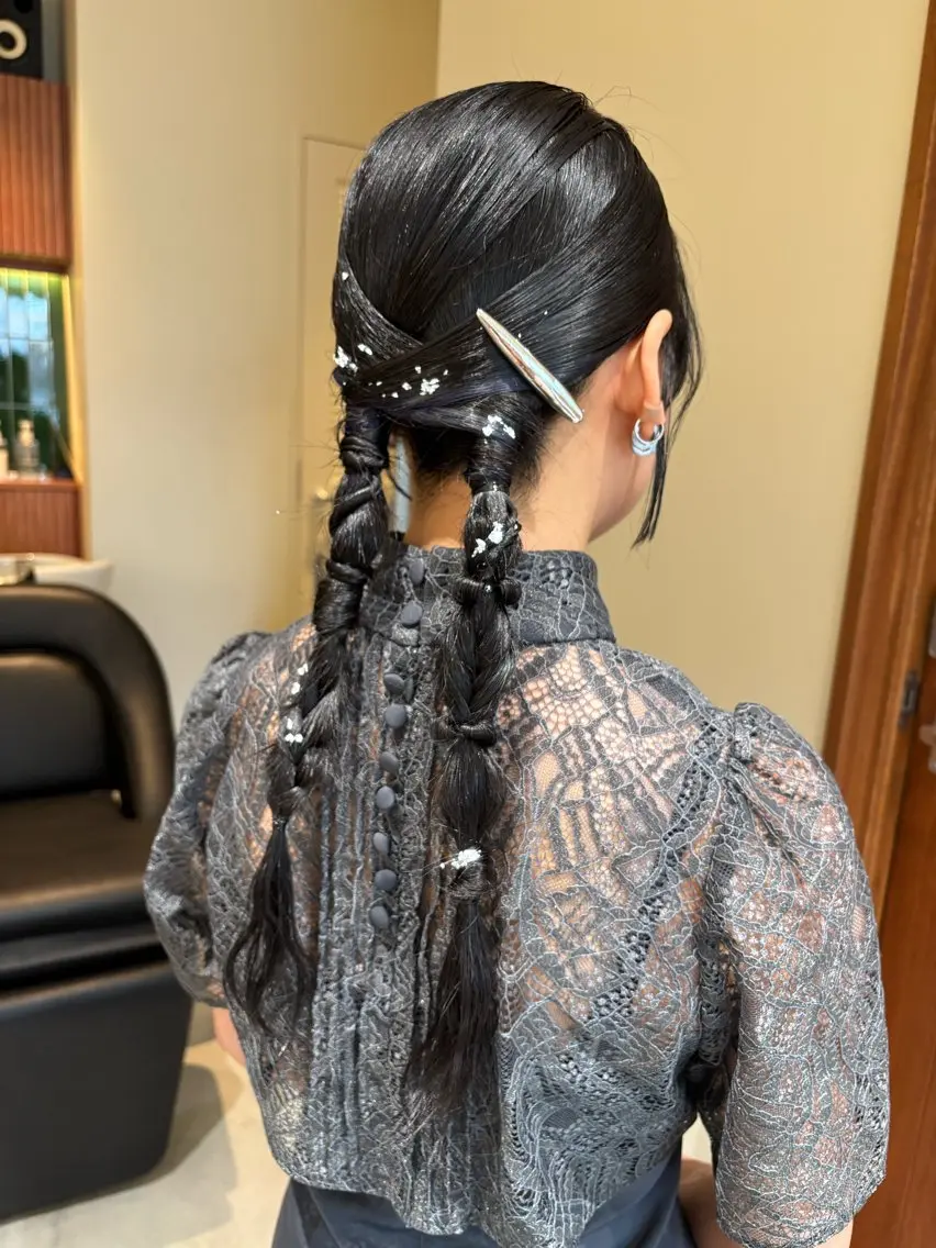 早朝可能♡成人式ヘアセット6000円〜の写真