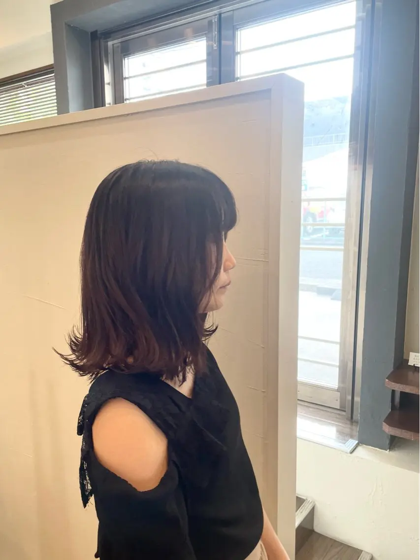 ミディアム カラー VERDA KENのヘアスタイル