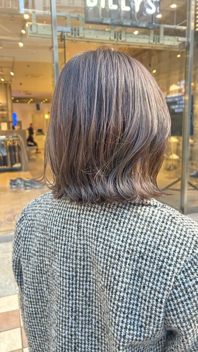 透明感カラー🩵ブリーチなしWカラーで理想の色に✨の写真