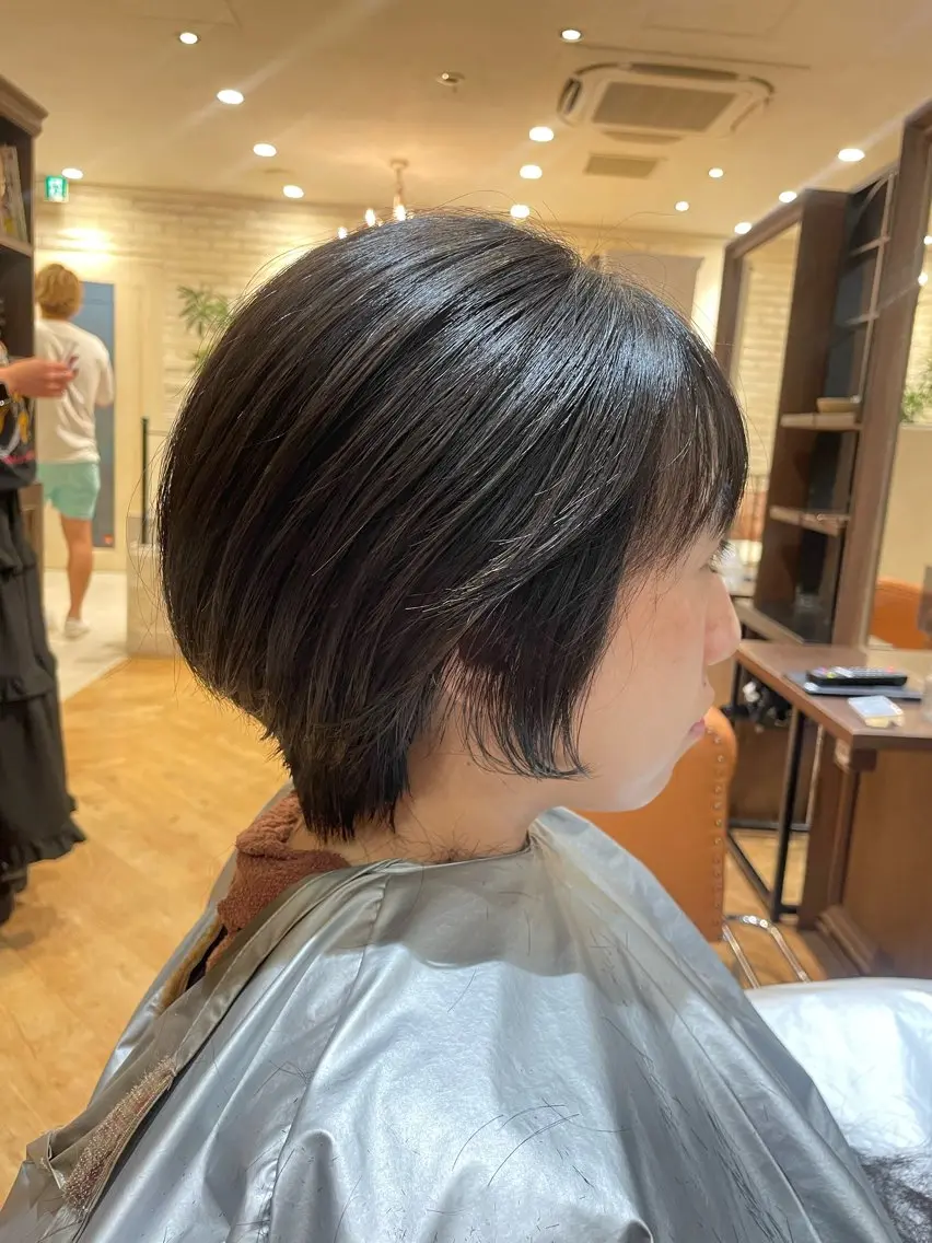 ショート ショートヘア シモカワ マシロのヘアスタイル