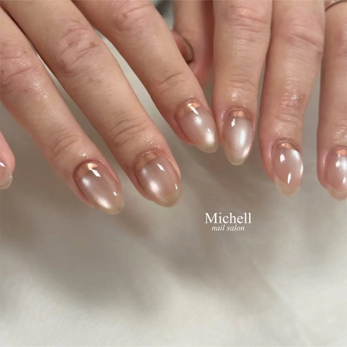 ネイル ニュアンスネイル ハンドネイル Michell_ dianaのネイルデザイン