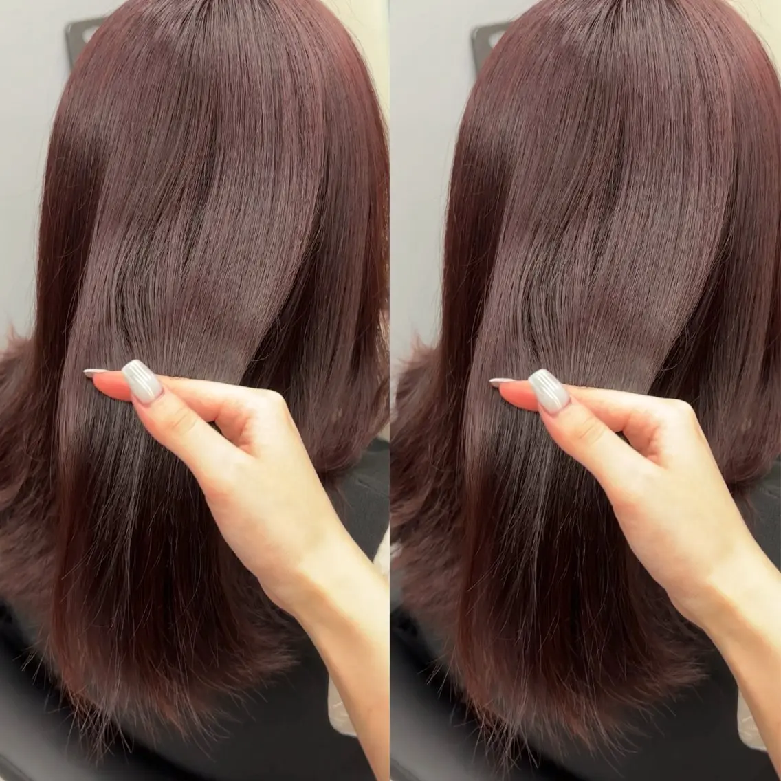 セミロング 新宿/縮毛矯正/ 髪質改善/りこのヘアスタイル