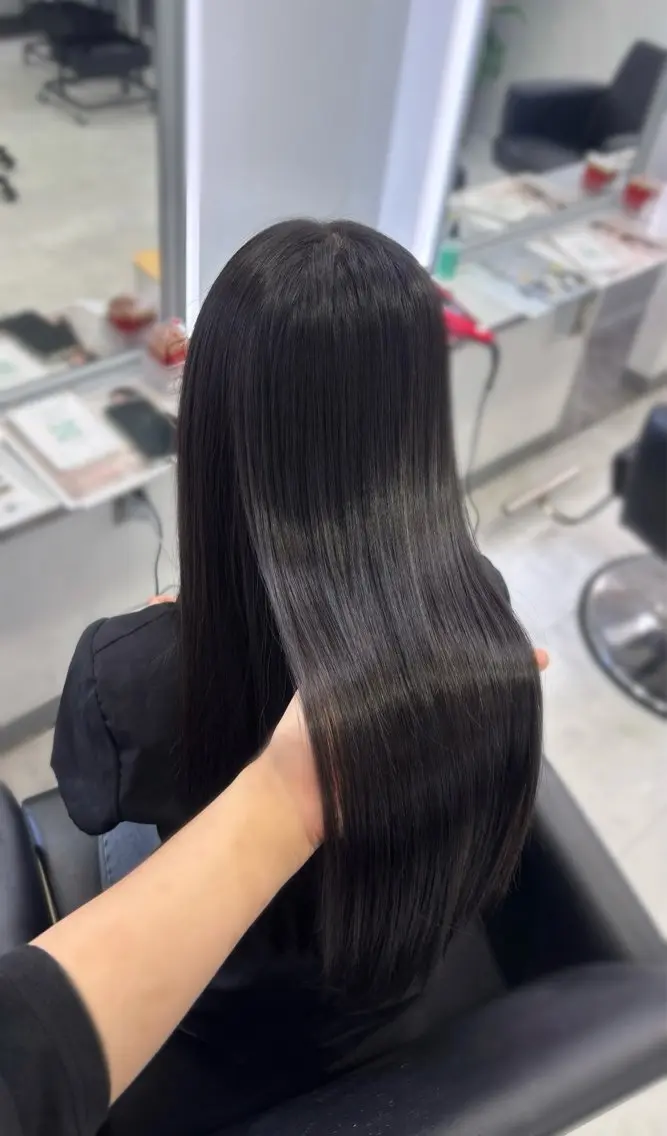 カラー ヘアカラー 縮毛矯正 あやか/心斎橋/ カラーモデル募集中のヘアスタイル