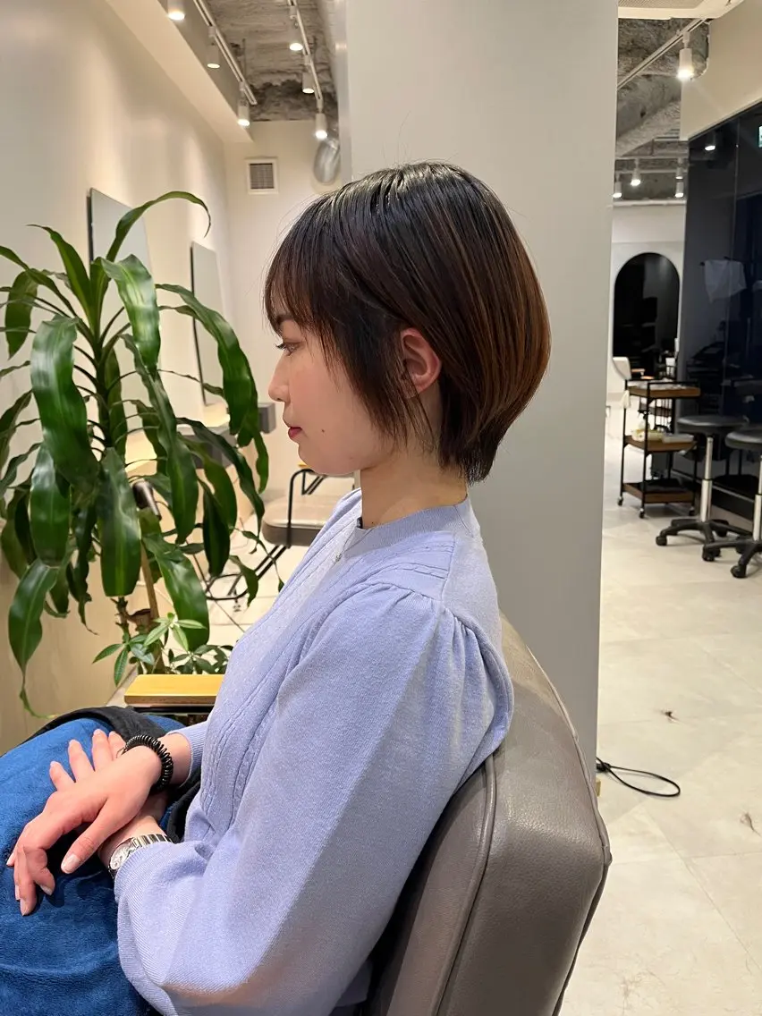 ショート ショートヘア SNSモニター募集！ くせ毛特化/大村のヘアスタイル