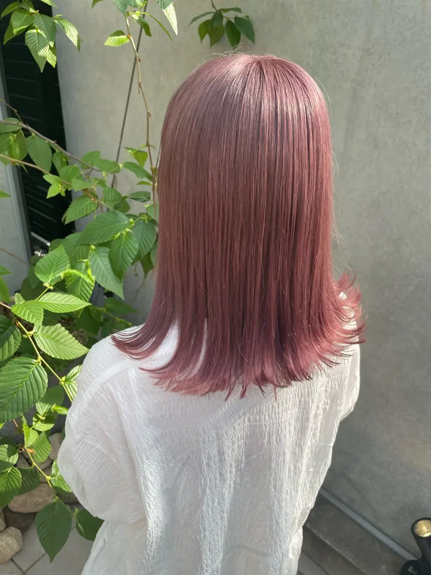 ミディアム カラー ブリーチ 下北沢メンズパーマ 特化園田 楓莉のヘアスタイル