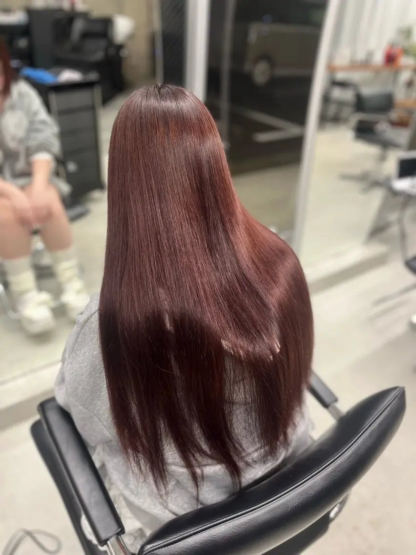 ロング ヘアカラー 笹山 未夢のヘアスタイル