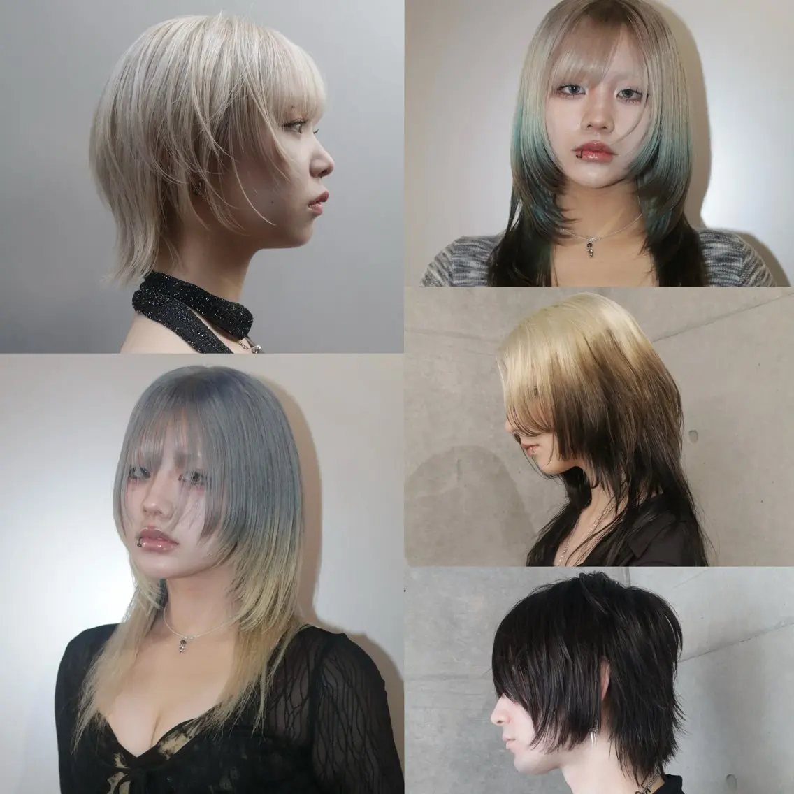 ロング カラー ハッシュカット ハイレイヤー レイヤーカット ウルフカット カット ハッシュカット/ハイ トーン/HIROKIのヘアスタイル