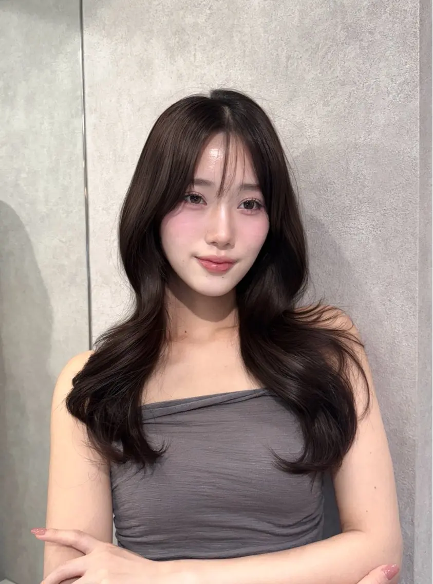 伸ばしてる方にオススメ❣️メンテナンスカット+カラー+3stepトリートメントの写真