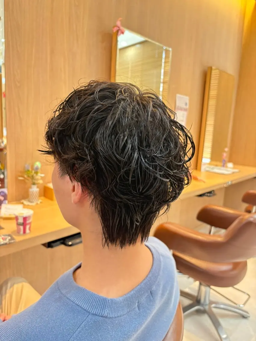 【限定価格‼️】👦🏻💙ダウンパーマ+カットの写真