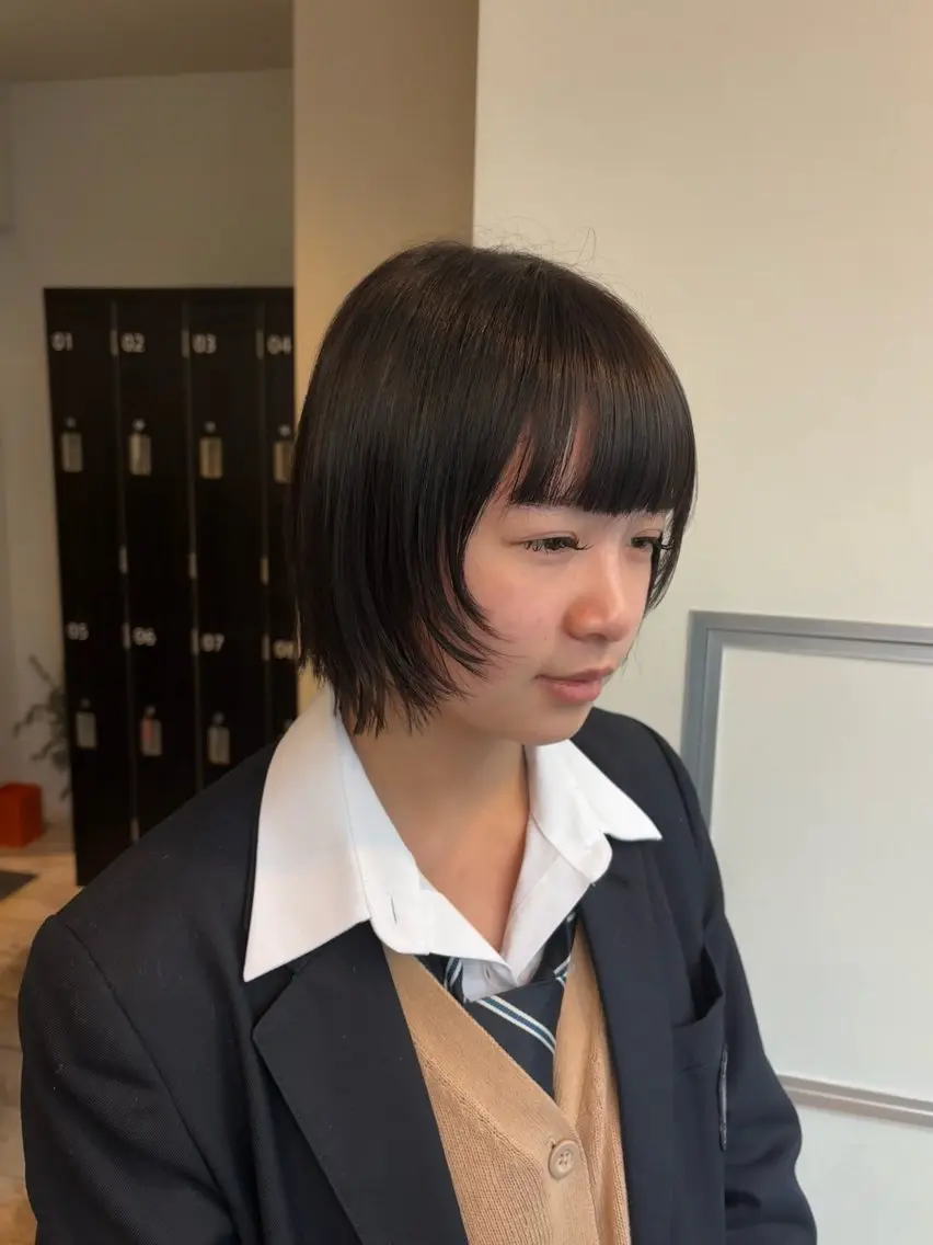 ミディアム カット rimi tabeiのヘアスタイル