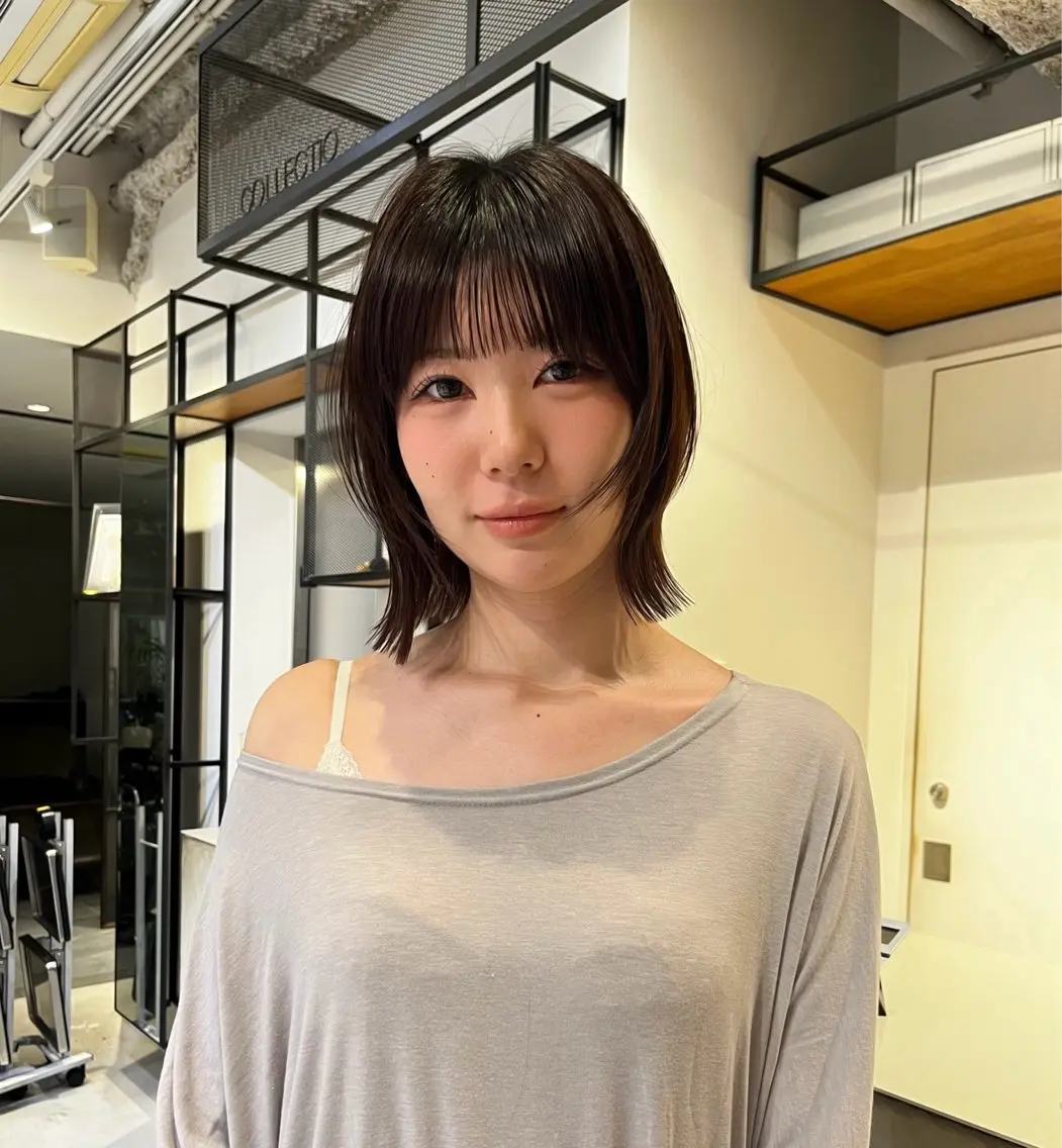 ショート morita yunaのヘアスタイル