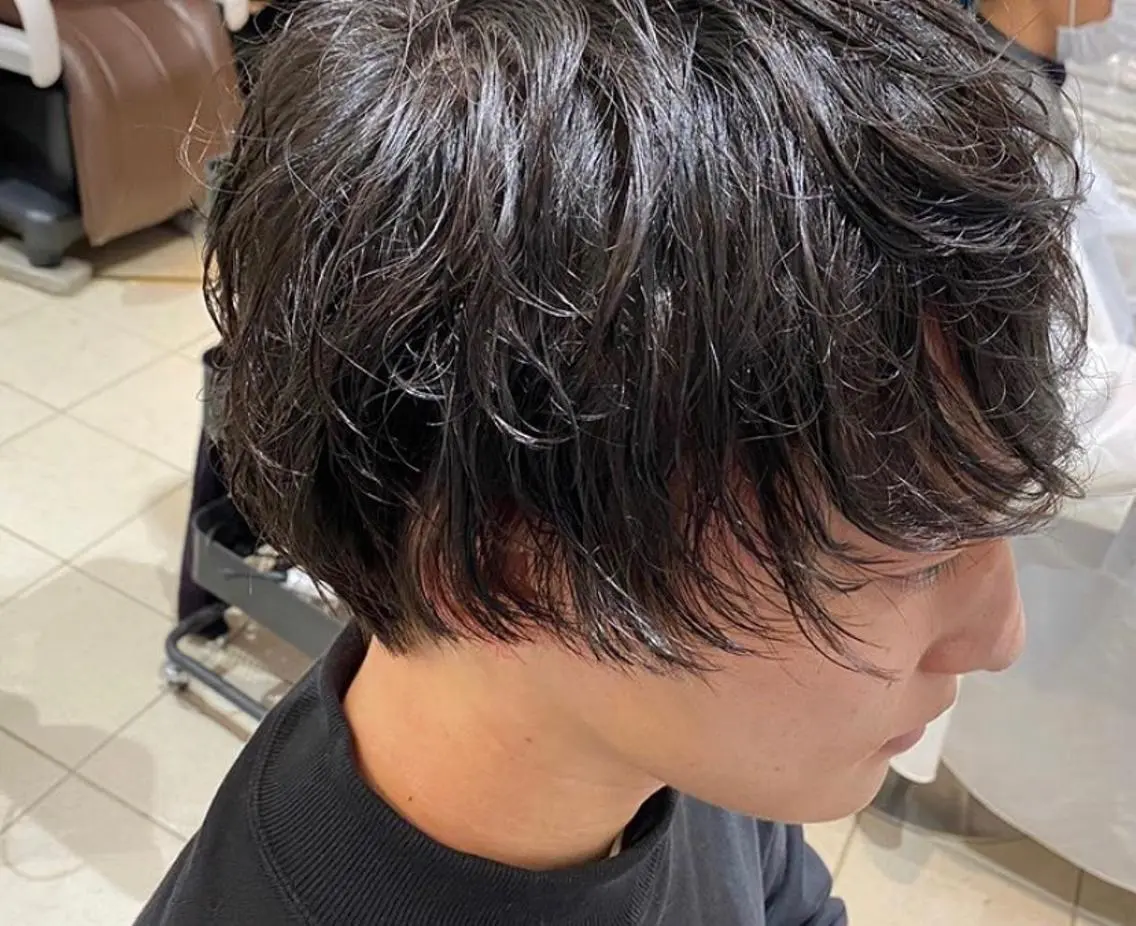 ショート パーマ jill by gisel＿のヘアスタイル