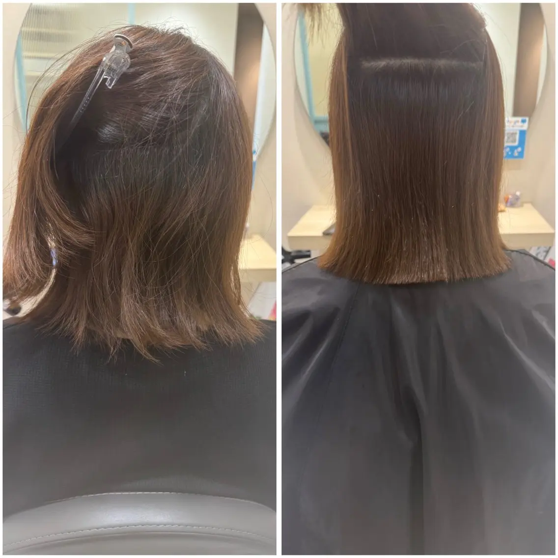 ミディアム 縮毛矯正 トリートメント 丹野 圭太のヘアスタイル