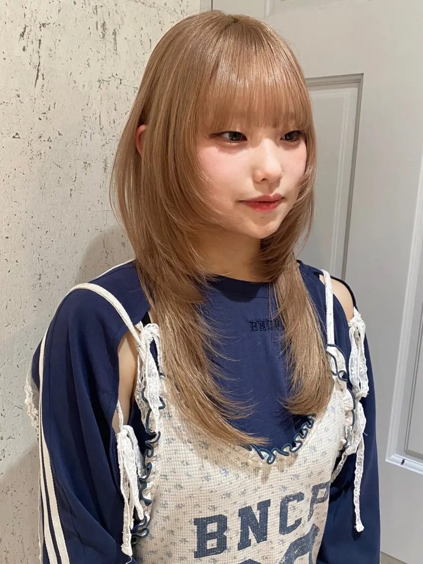 ロング カラー カット ヘアカラー トリートメント mai / linoah˚✧のヘアスタイル