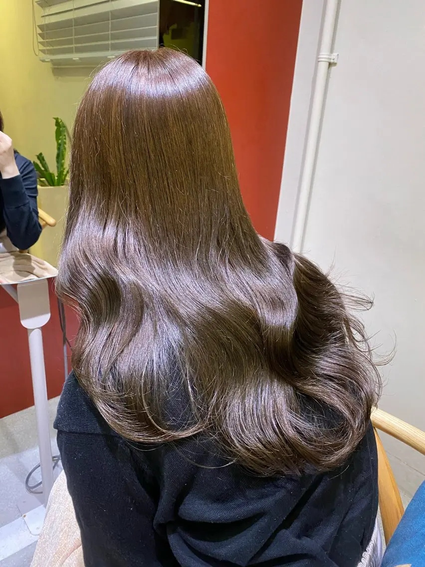 ミディアム カラー ベージュカラー 透明感カラー トリートメント 縮毛矯正/レイヤー /kirara🌼のヘアスタイル