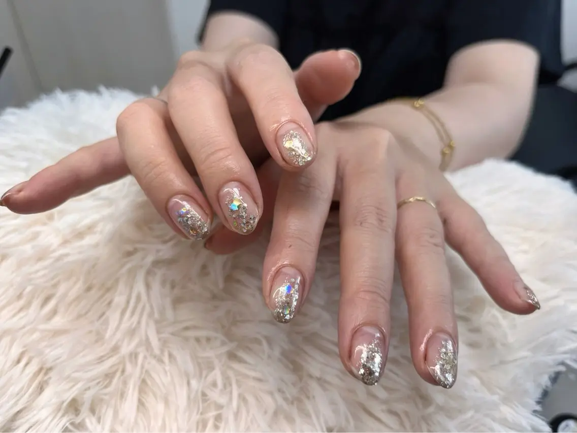 ネイル ラメ(グリッター) ek.nail⭐︎ kanaのネイルデザイン