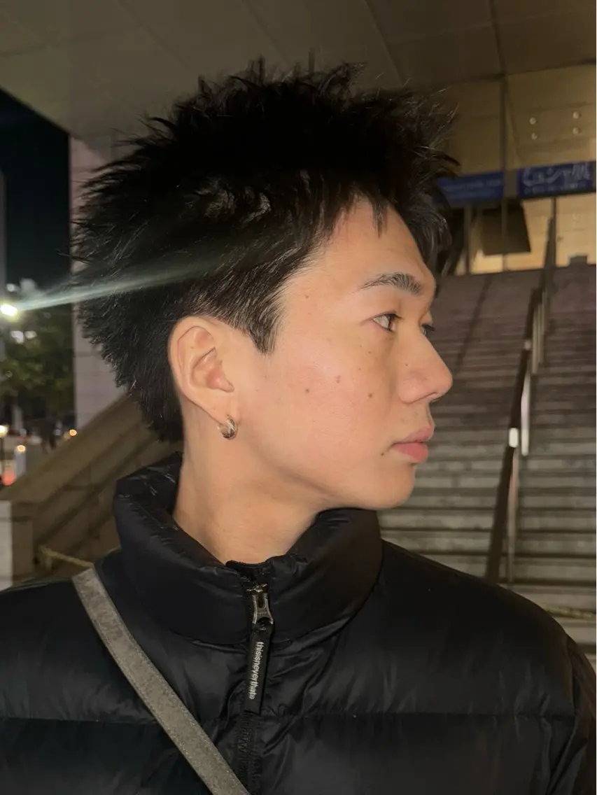ショート メンズ 金山駅前メンズカット モデル募集 青島永透のヘアスタイル