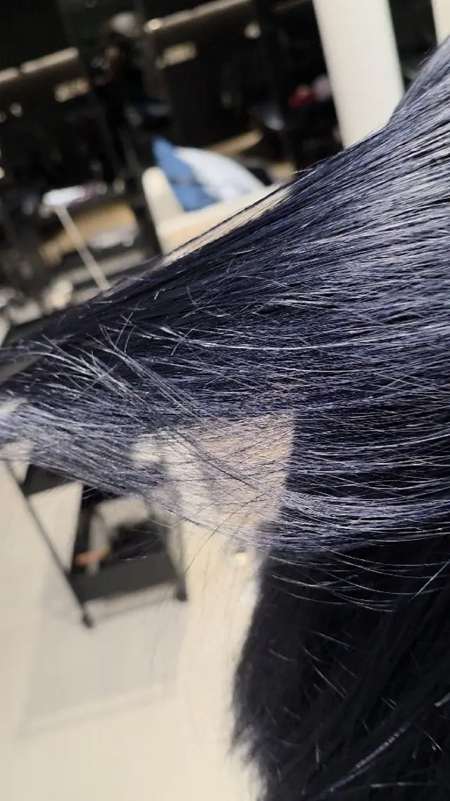 カラー ネイビーカラー ヘアカラー トリートメント ✂髪質改善ストレート NO.1 深澤 颯斗のヘアスタイル