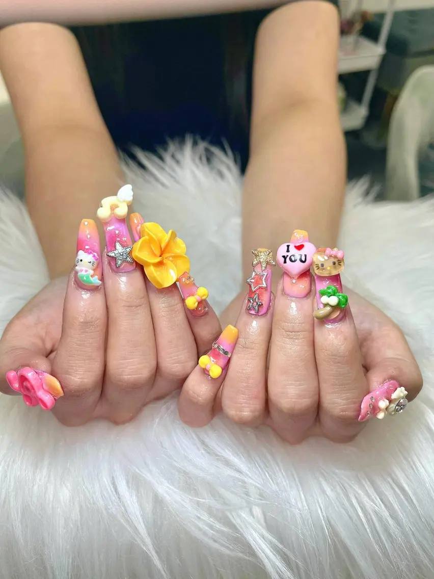 ネイル 長さ出し ジェルネイル スカルプネイル ネイルチップ Mei Meiのネイルデザイン