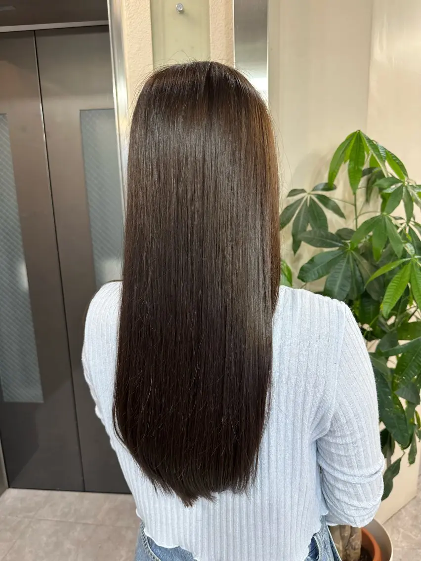 ロング トリートメント 縮毛矯正練習 モデル募集✨️NOAのヘアスタイル