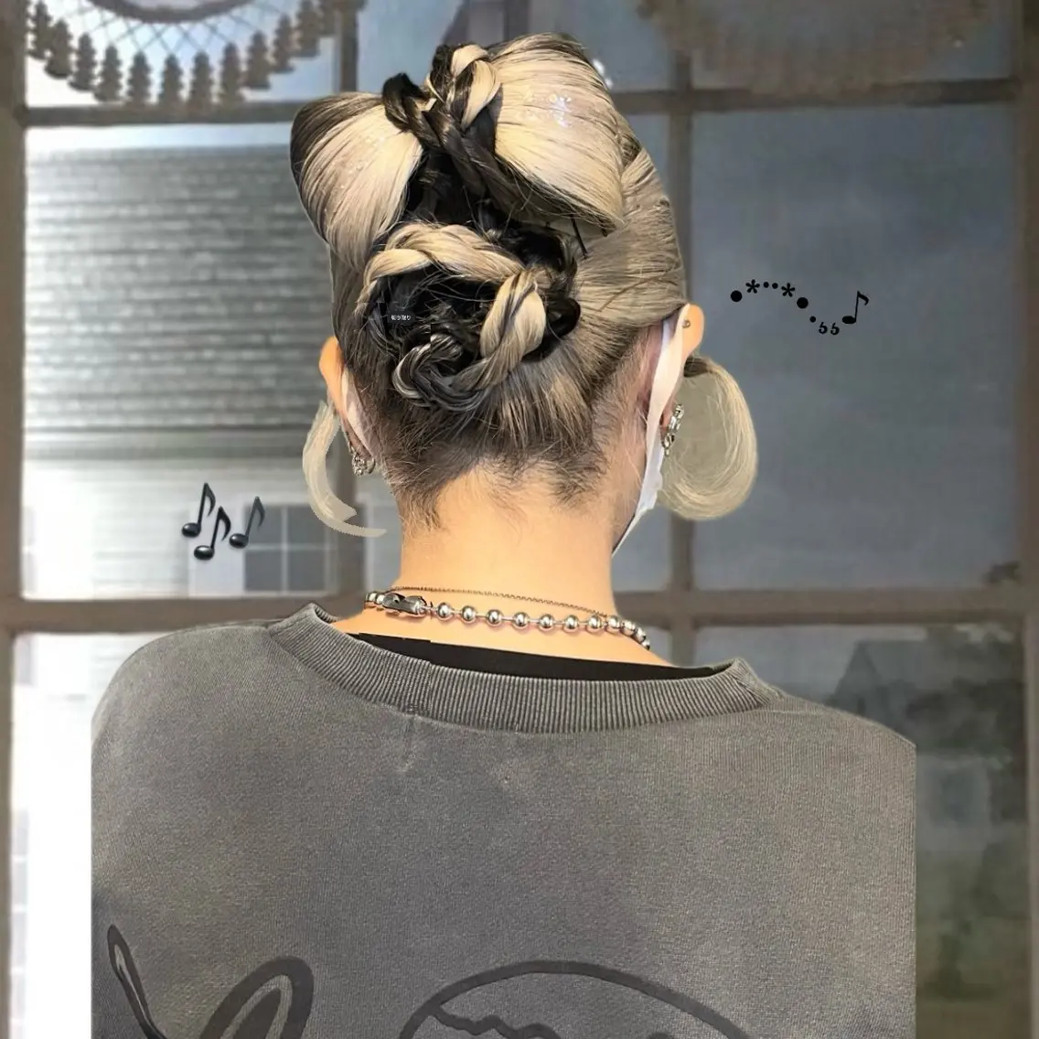 👨🏽🍳カラー+ヘアアレンジᗰᗴᑎᑌ🍥🎀ᯤ𓂃 ࣪ ˖ 𖦹ご予定前に💭の写真