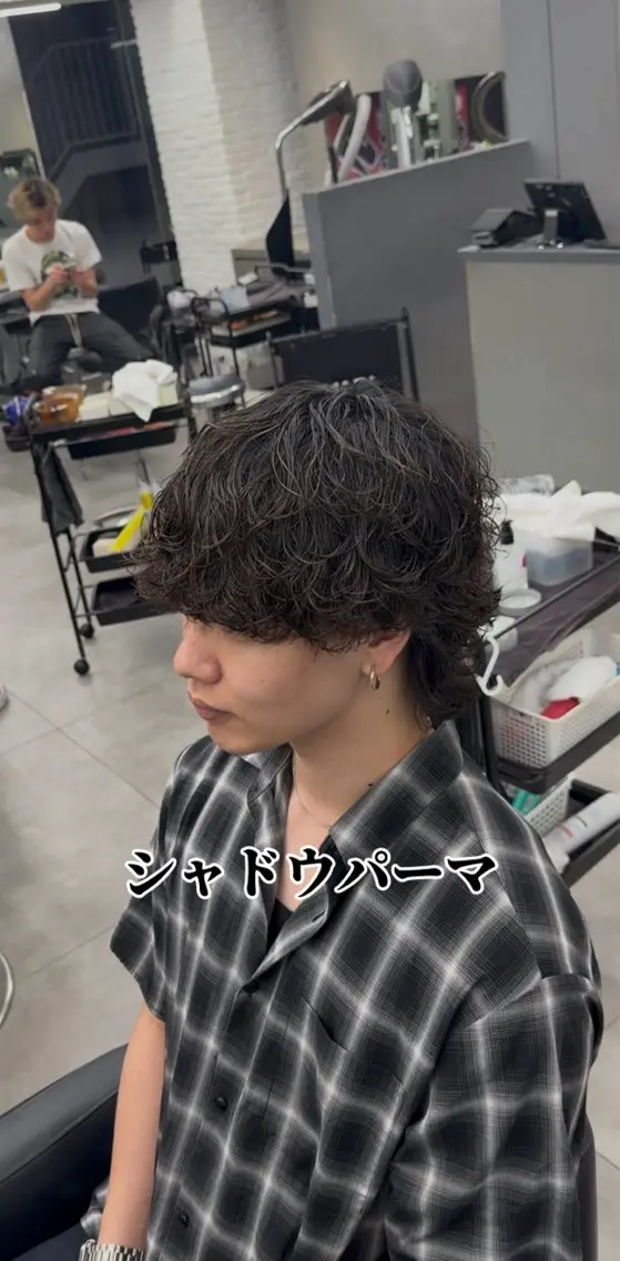 パーマ メンズ 松田 透弥のヘアスタイル