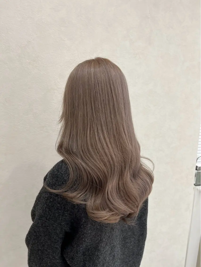 ロング カラー ヘアアレンジ 渋谷のブリーチカラー シェフ🧑🍳蓮のヘアスタイル