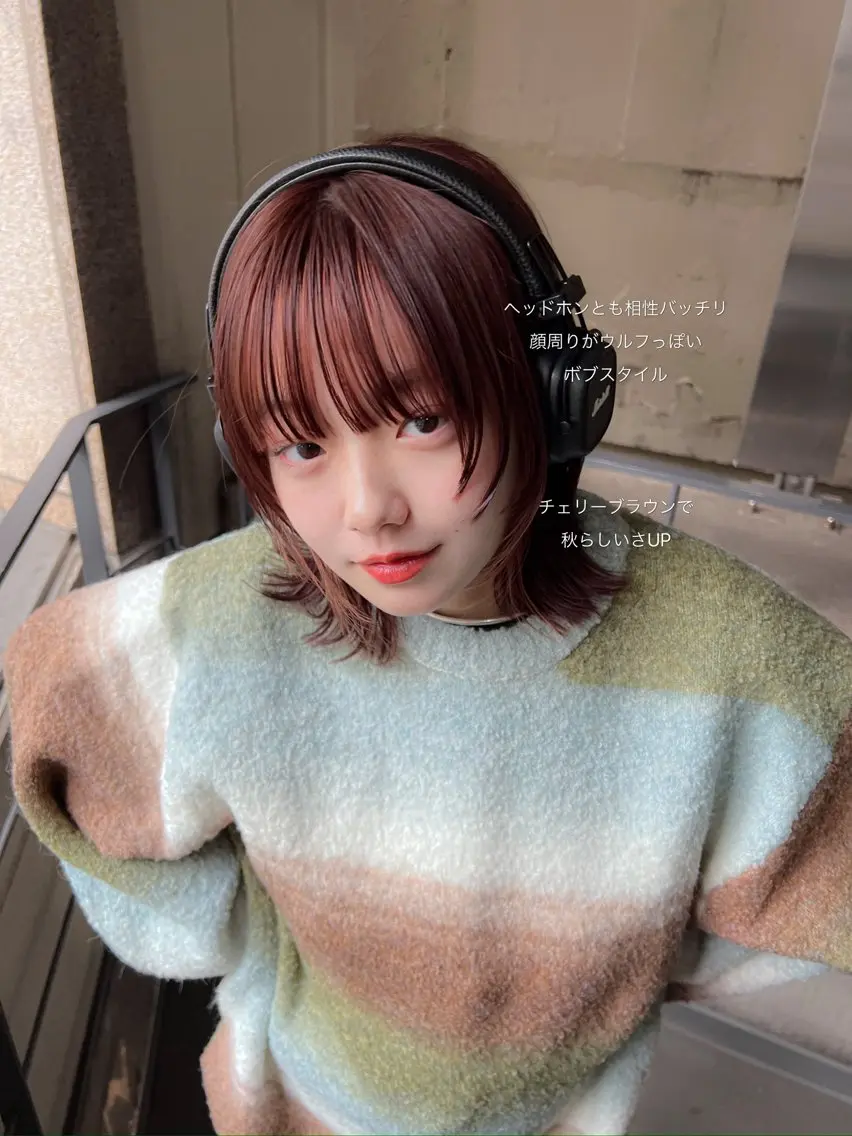 ショート カラー ボブ 顔まわりレイヤー レイヤーカット 髪質改善カラー Unami 太田英寿のヘアスタイル
