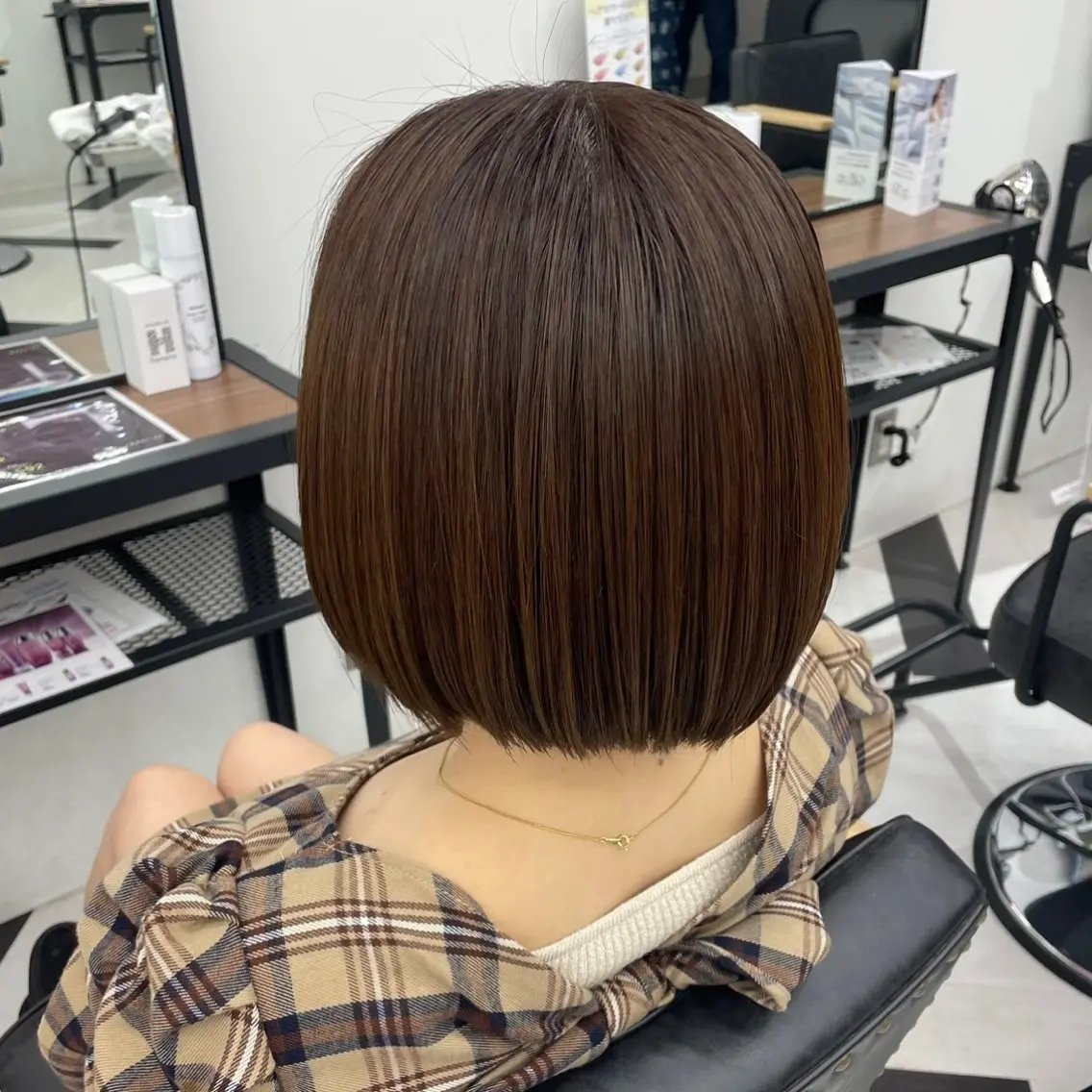 ミディアム カラー パーマ ヘアアレンジ メンズ mona/ ストレートスタイル✨のヘアスタイル
