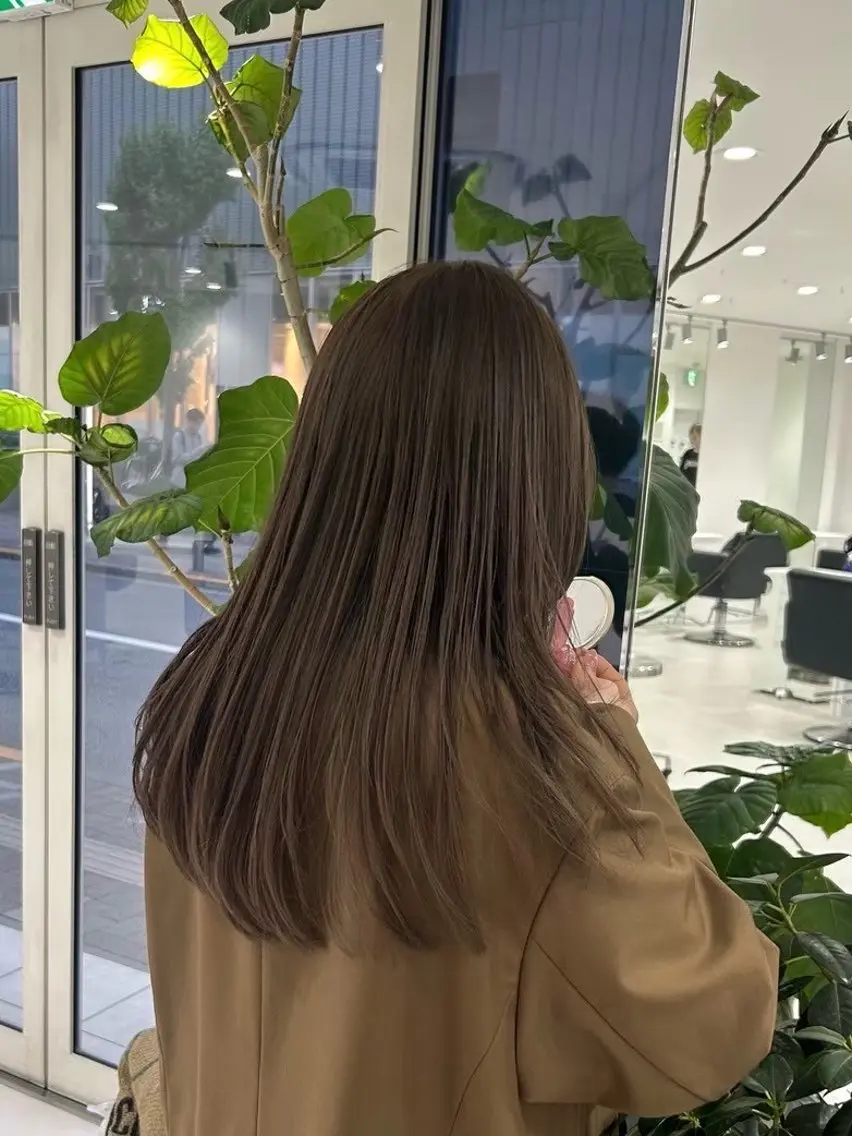 ロング ヘアカラー トリートメント ヘアセット Senri お洒落ヘア/経堂のヘアスタイル