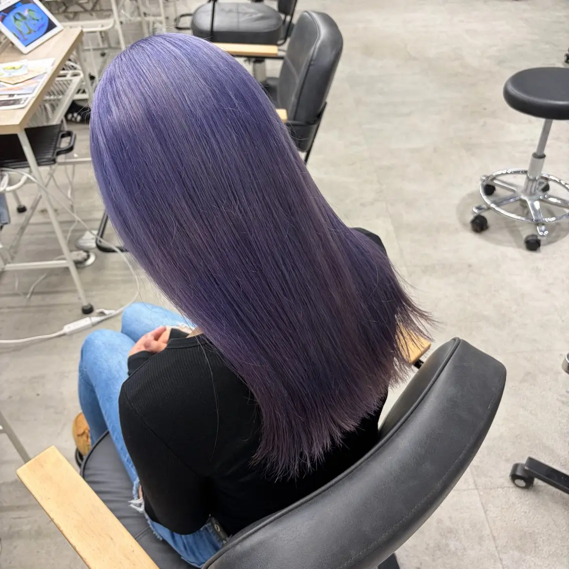 ロング カラー ヘアカラー ななみ.⋆𝜗𝜚 透明感カラー/まつパのヘアスタイル