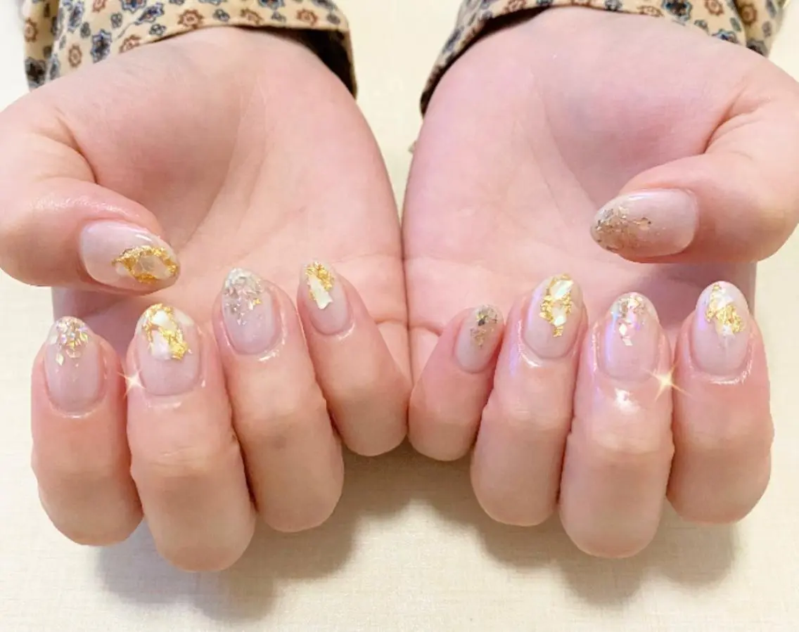 ネイル シンプルネイル ハンドネイル わたなべ さやかのネイルデザイン
