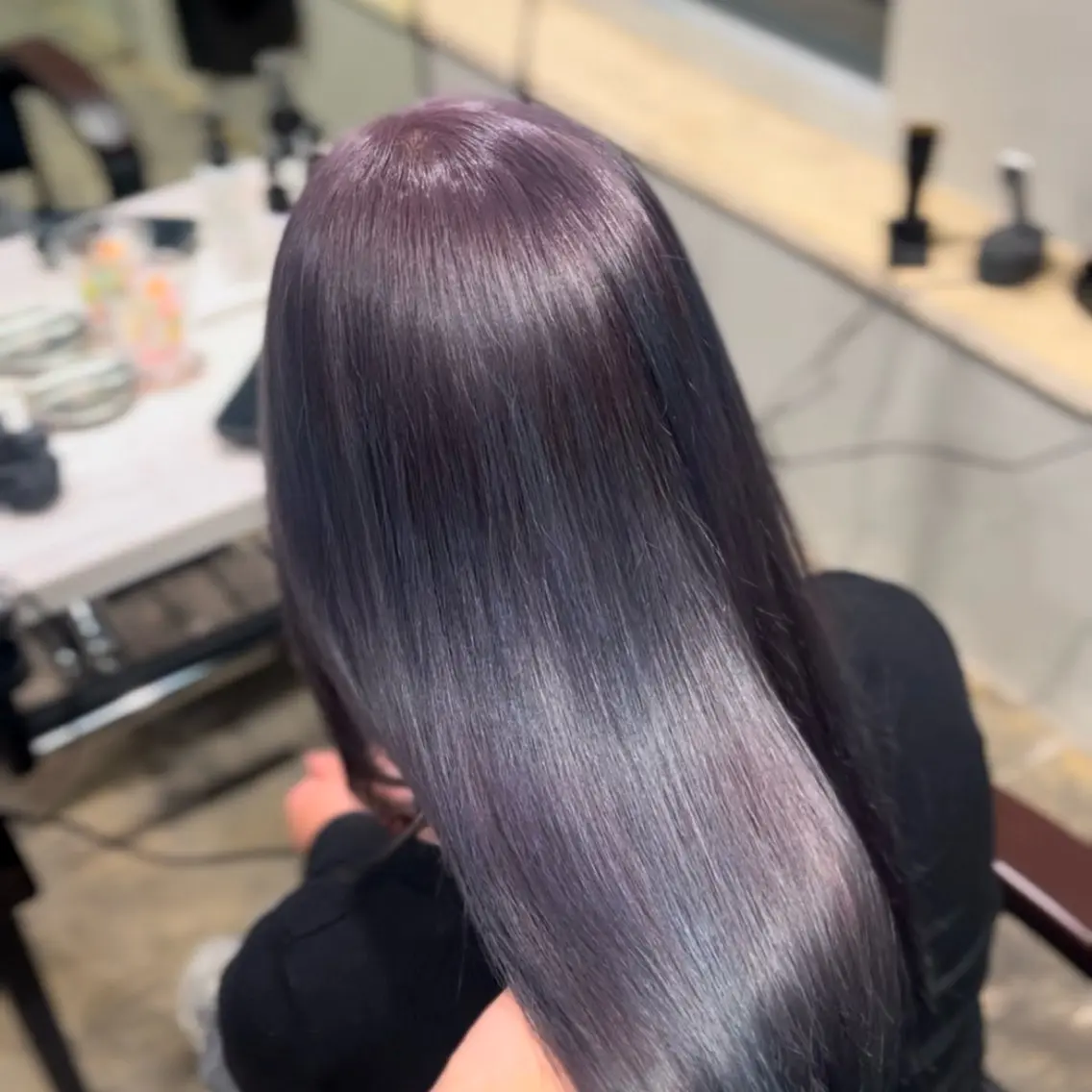 ロング 渋谷ケアブリーチ ❤️🔥徳田空悟のヘアスタイル