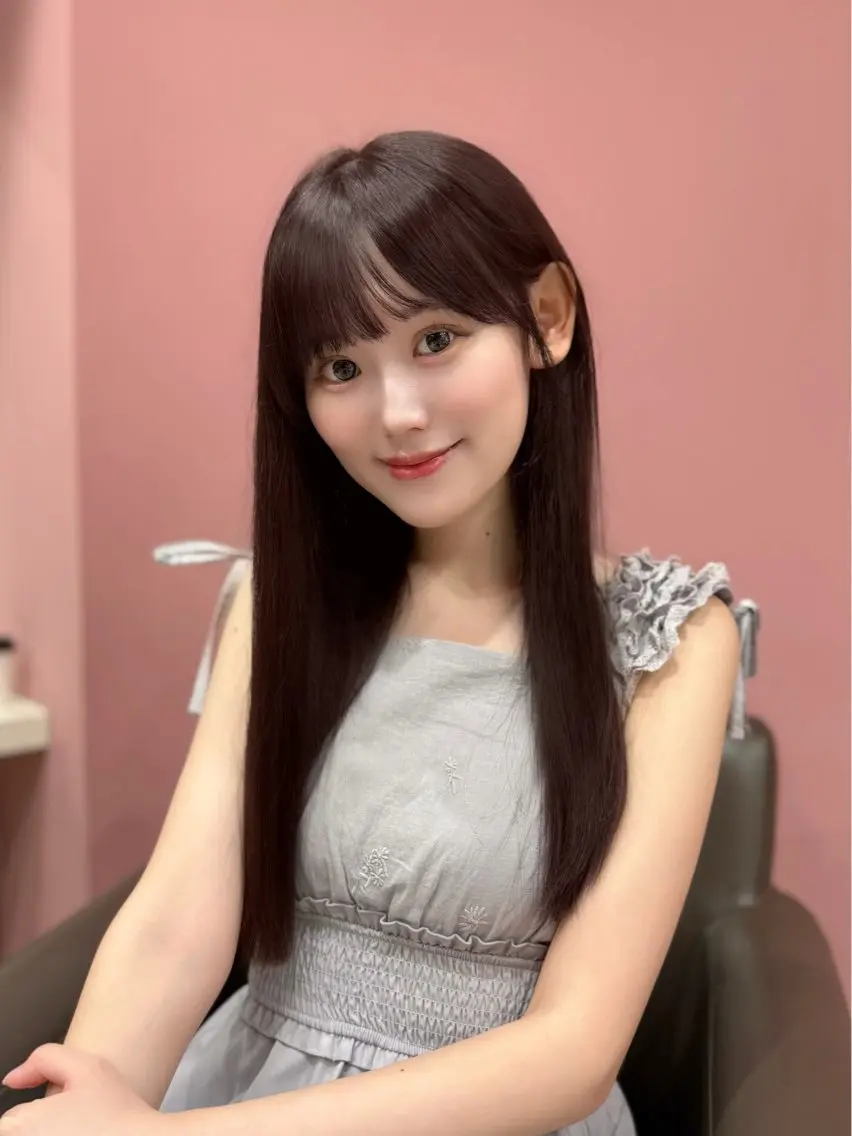 ロング カラー ヘアカラー yuna 原宿/透明感カラーのヘアスタイル