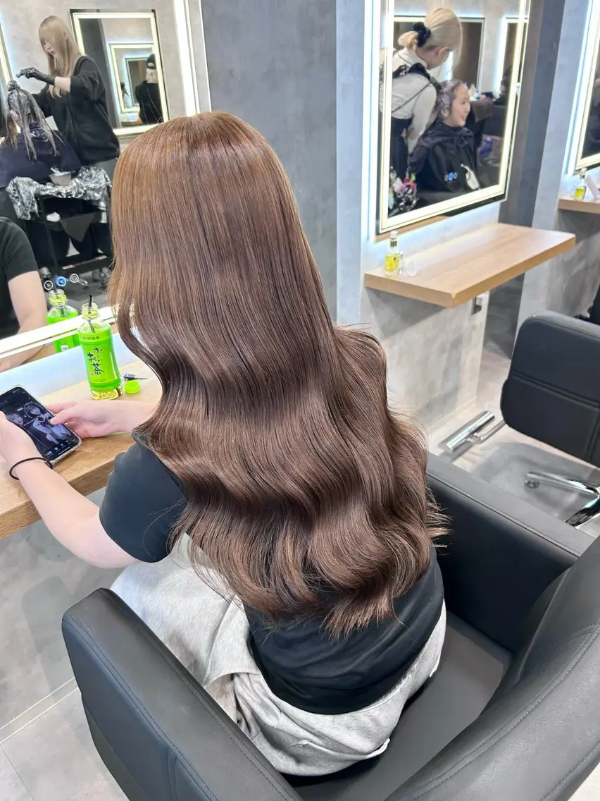 ロング カラー ヘアカラー トリートメント ブリーチなしの達人 🌈KAITOのヘアスタイル