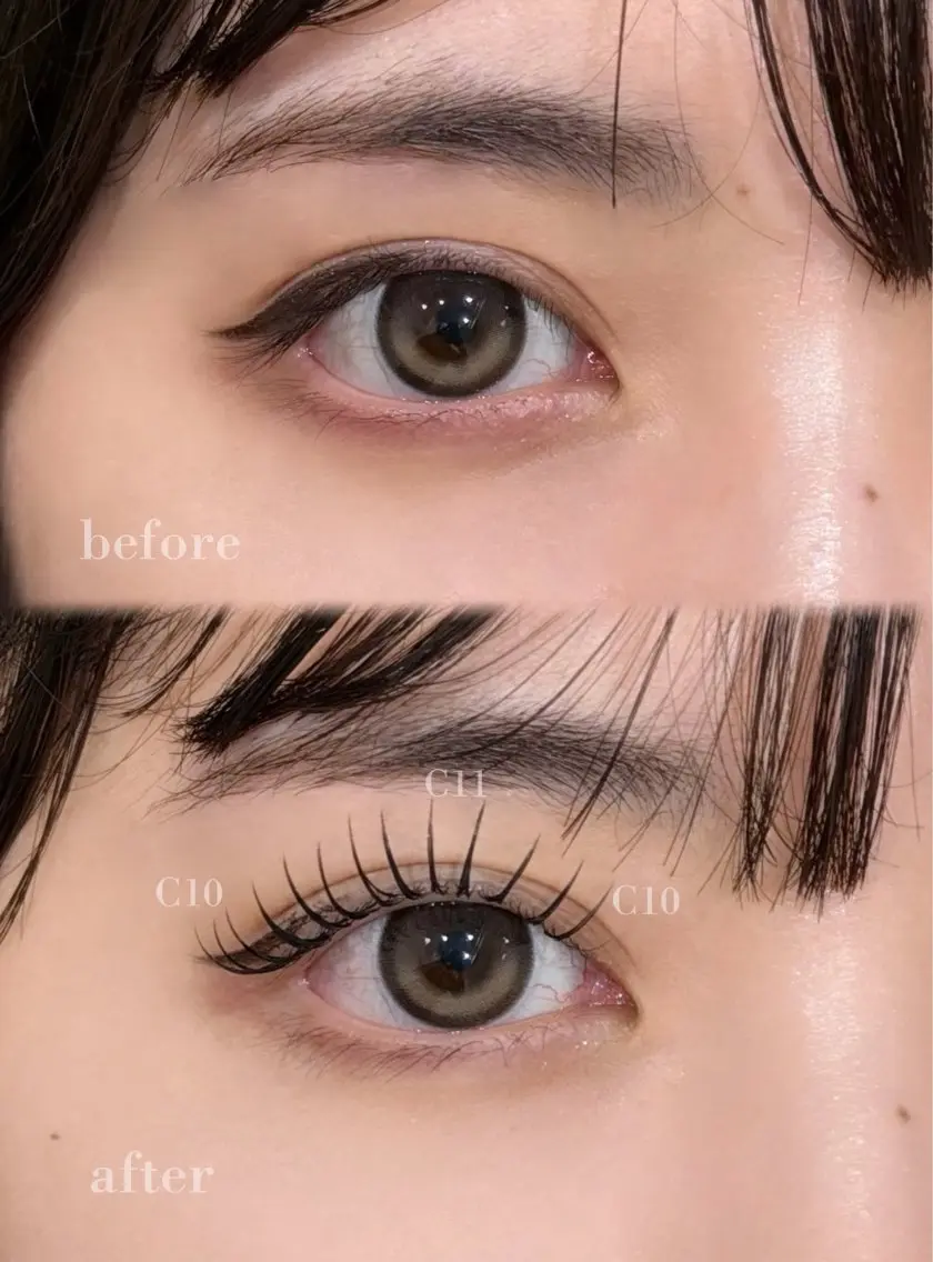 マツエク・マツパ マツエク “ C ” kana🩰‎🤍の眉毛・アイブロウイメージ