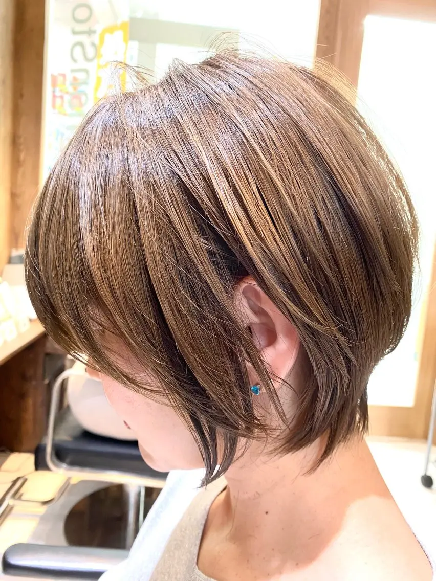ショート Okazaki Tatsuyaのヘアスタイル
