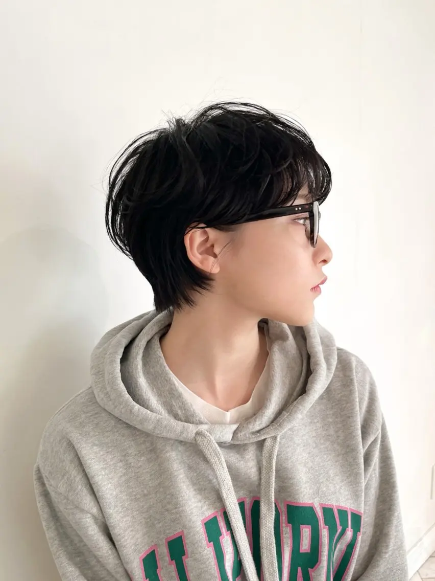 ショート パーマ カット パーマ トリートメント Memories 太田美羽のヘアスタイル