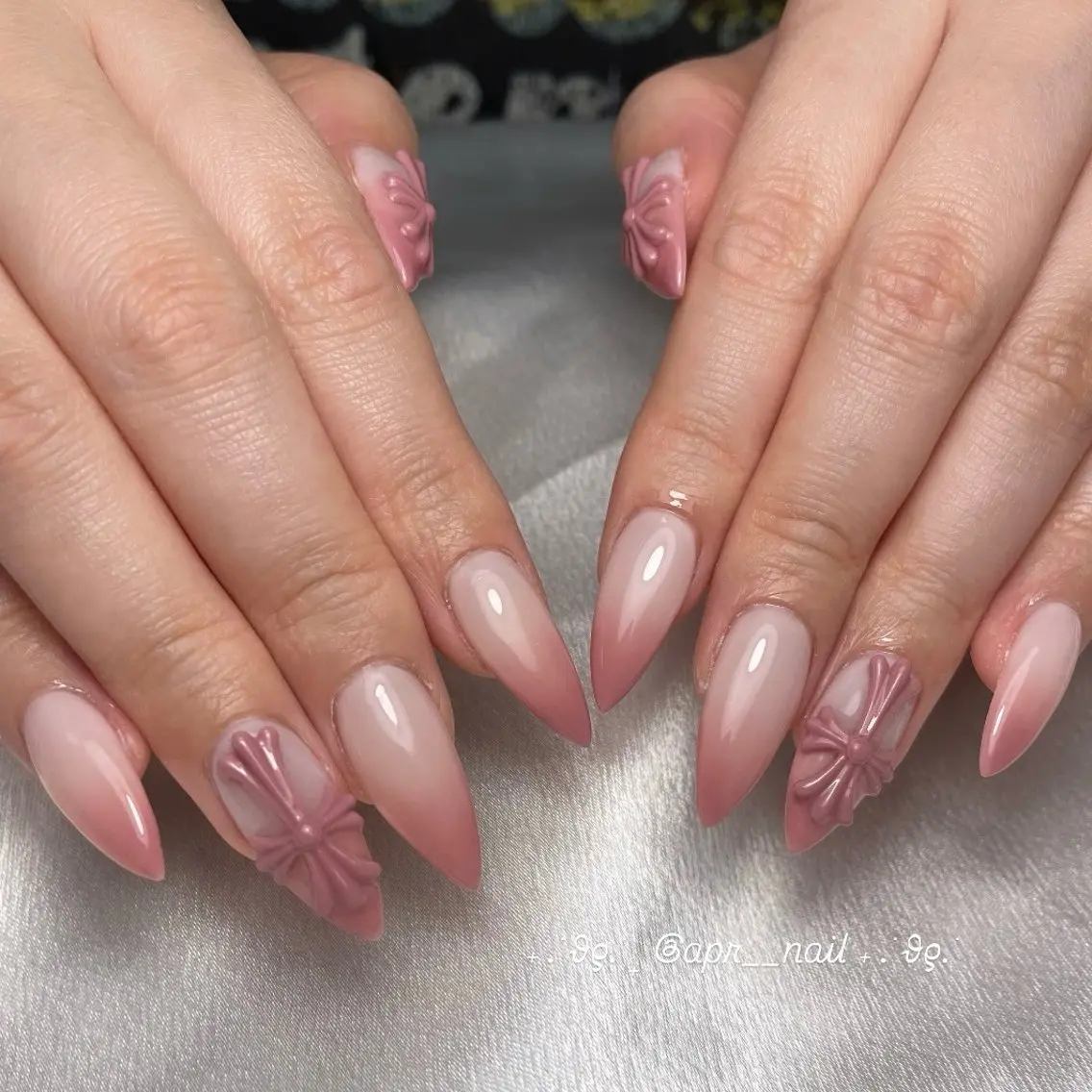 ネイル ロングネイル ハンドネイル Nailsalon apricotのネイルデザイン