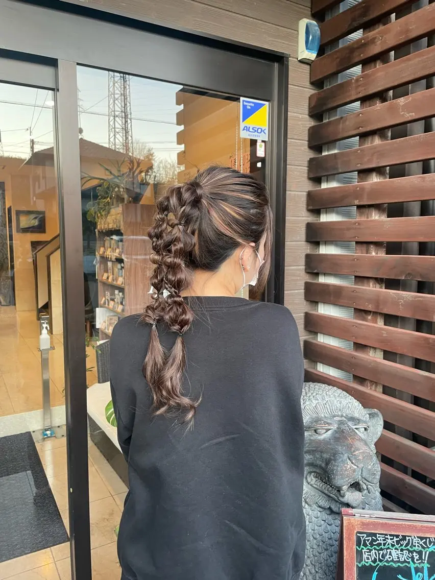 ヘアアレンジの写真