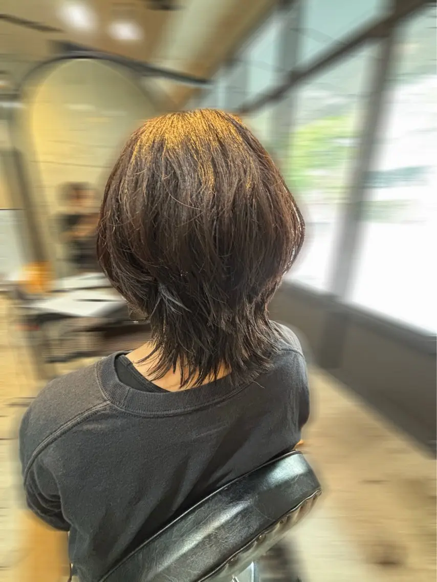 ショート ヘアアレンジ ウルフカット 本多 光樹のヘアスタイル