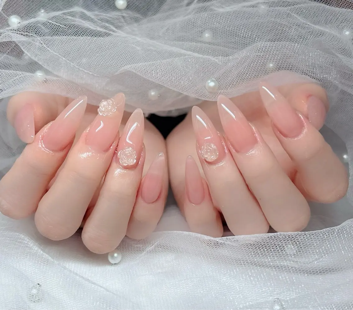 ネイル 🎀PG🩵 ネイルサロンのネイルデザイン