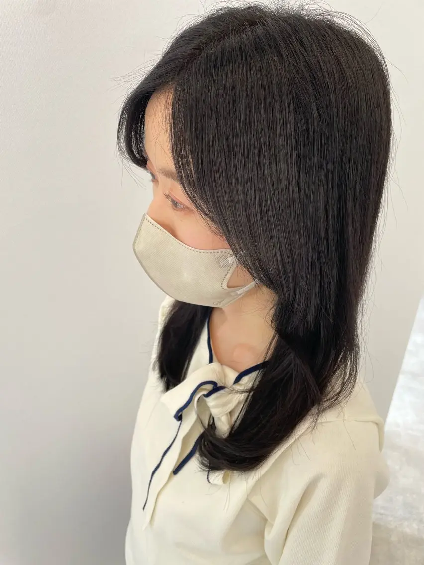 セミロング moi Blanc/ Aoyagiのヘアスタイル