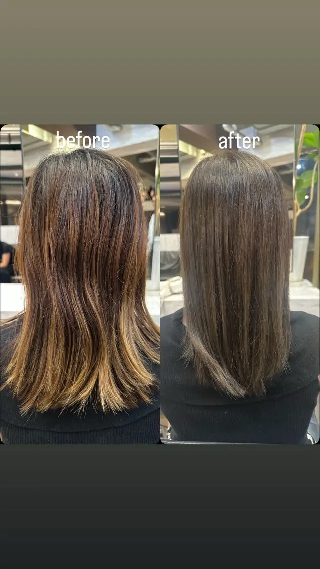 ロング カラー ⭐️ストレート 募集中⭐️arataのヘアスタイル